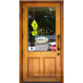 Solid Wood Shop Door with Glass